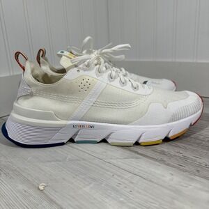 Sorel Kinetic Rush Ripstop Nylon Sneaker Shoe LM4603 Rainbow Pride White Men 8.5